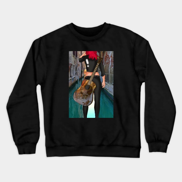 Venice reflection Crewneck Sweatshirt by lytebound